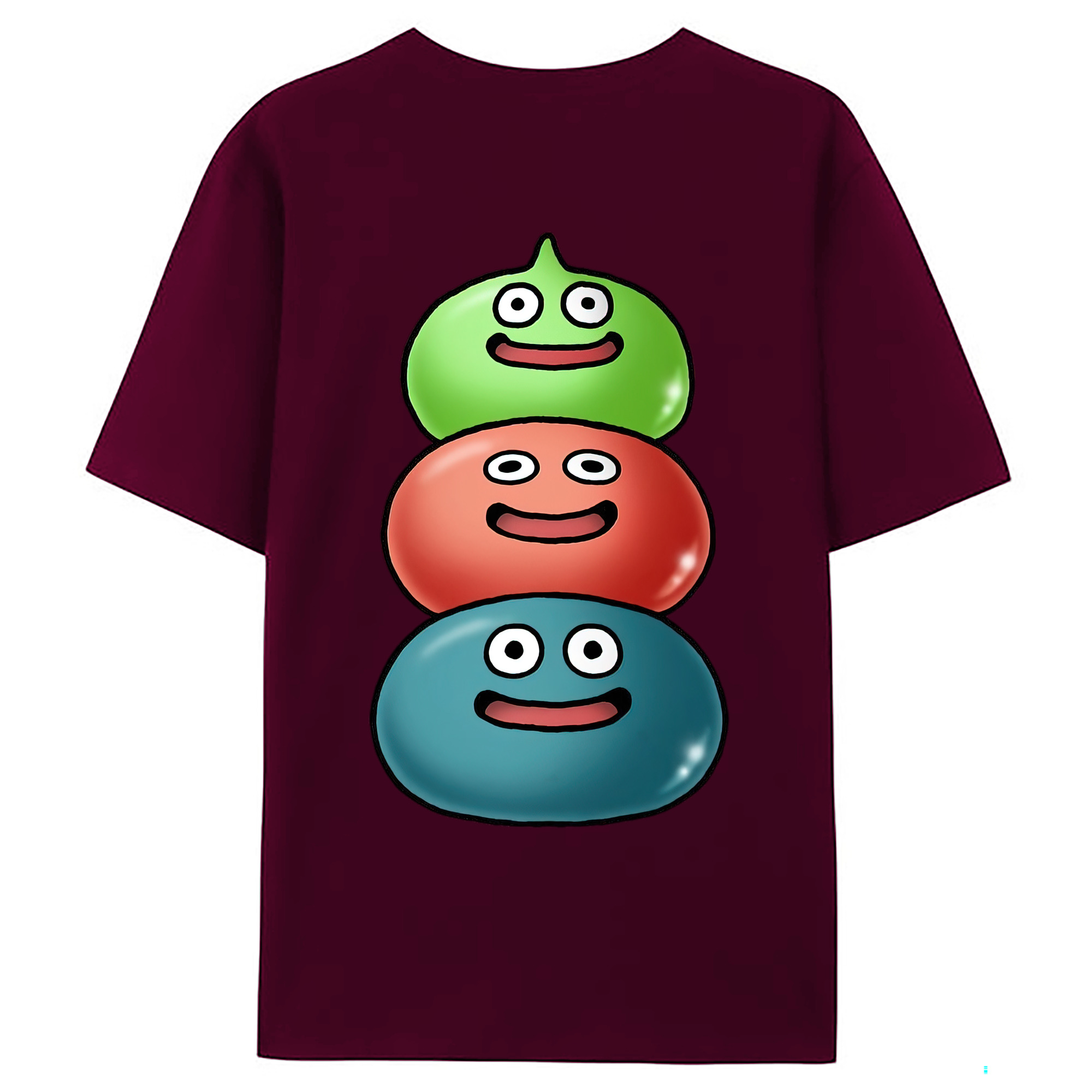 （画像用） ドラゴンクエスト Doragon Kuesuto Dragon Quest レディース半袖Tシャツ(バックプリント)